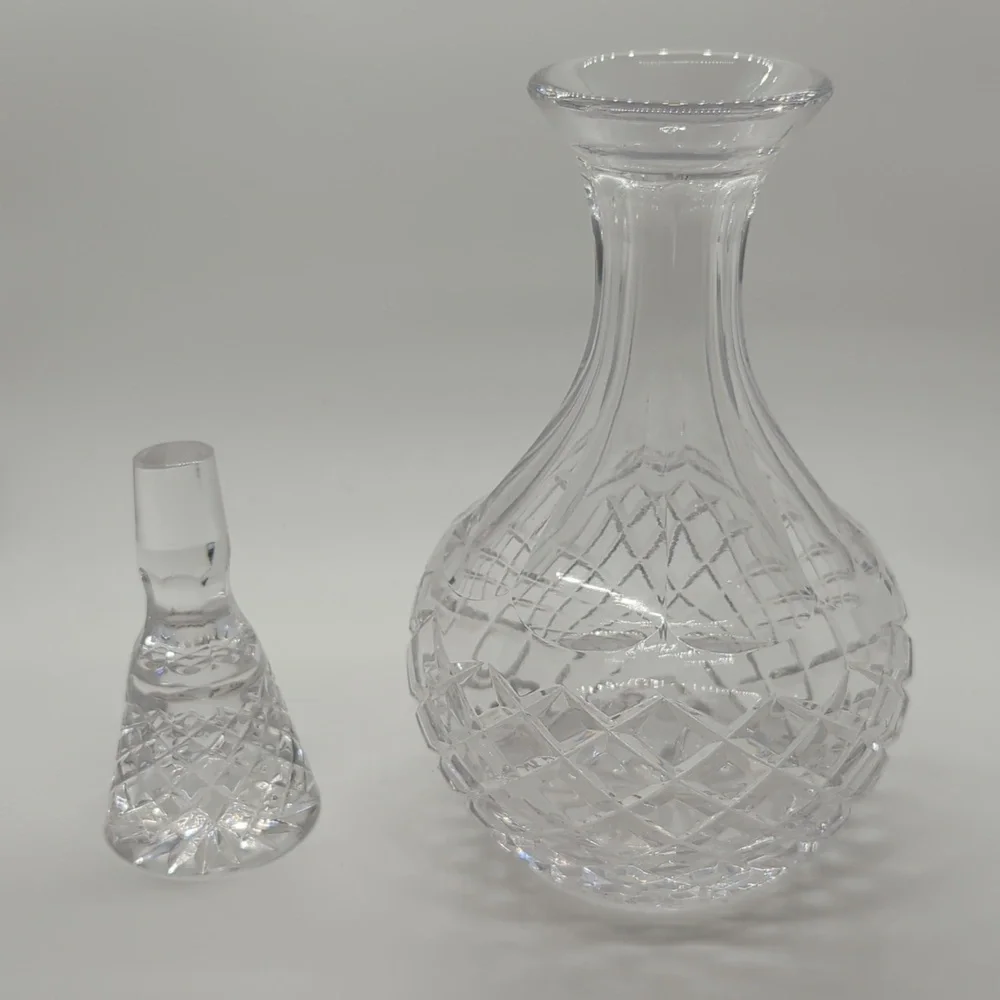 Vintage‎ Diamond Cut Crystal Liquor Decanter